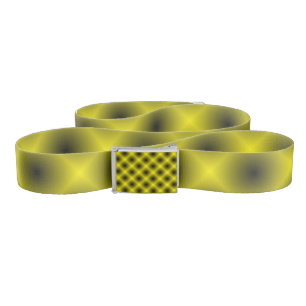 White Mesh Moire by Kenneth Yoncich Belt