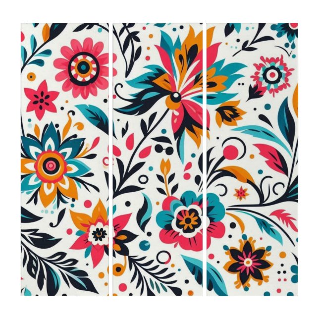 White Mexican Tasse Triptych (Front)