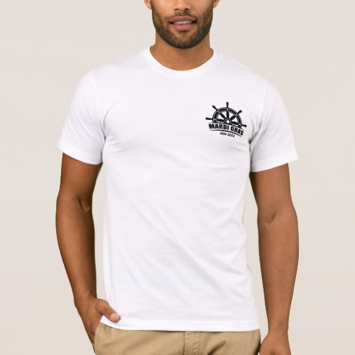 White MG Tee Blk Logo FntFull Color Back T_Shirt