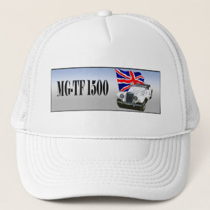 White MG TF Trucker Hat