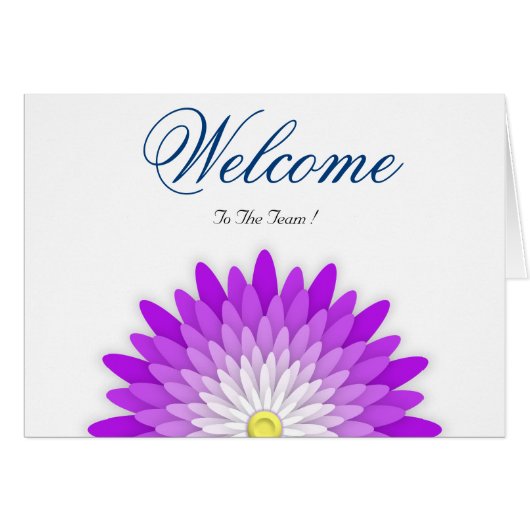 White Minimal Lotus Welcome Wishing (Front Horizontal)