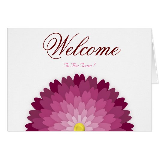 White Minimal Lotus Welcome Wishing (Front Horizontal)