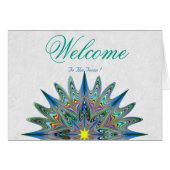 White Minimal Lotus Welcome Wishing (Front Horizontal)