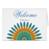 White Minimal Lotus Welcome Wishing (Front Horizontal)
