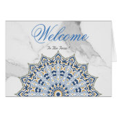 White Minimal Lotus Welcome Wishing (Front Horizontal)