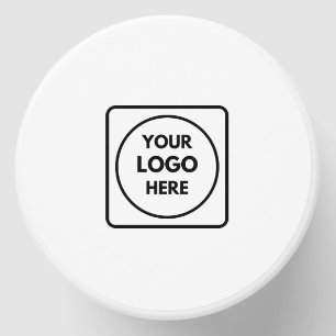 White Minimalist   Custom Business Logo Profession Mini Candle Favors