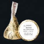 White Minimalist the Night Before Wedding Party  Hershey®'s Kisses®<br><div class="desc">Personalized White Minimalist the Night Before Wedding Party Hershey®'s Kisses®</div>