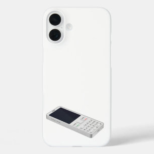 White mobile phone iPhone 16 plus case