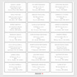 White Modern Bold Wedding Guest Address Sticker<br><div class="desc">Introducing our White Modern Bold Wedding Guest Address Sticker design, a true representation of modern minimalism and elegance. With its unique blend of creative and chic design elements, this design is perfect for those seeking a polished and bold aesthetic on their special day. Our chic off-set typography adds a touch...</div>