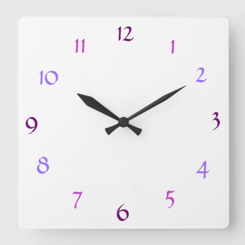 White Modern Wall Clock