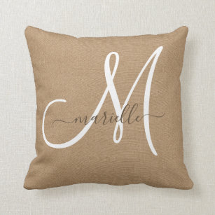 caramel colored pillows