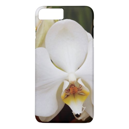 White Moon Orchid Phalaenopsis Aphrodite iPhone 8 Plus7 Plus Case