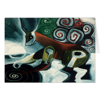 White Moon Shaman by Gregory Gallo Cards