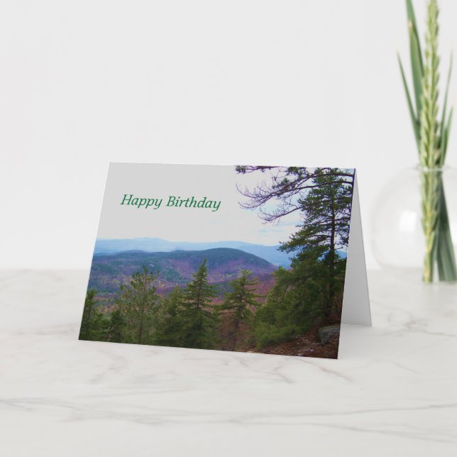 white mountain birthday card (Front)