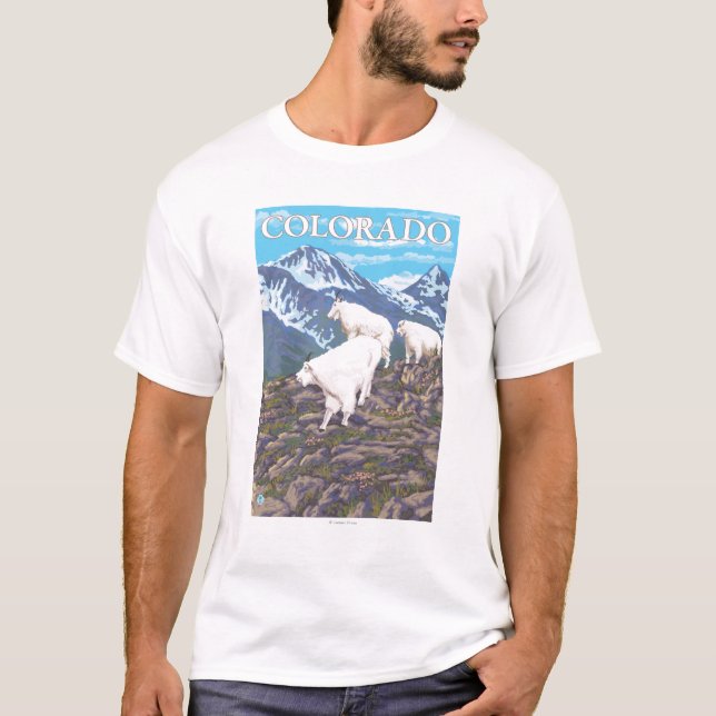 White Mountain Goat FamilyColorado T-Shirt (Front)
