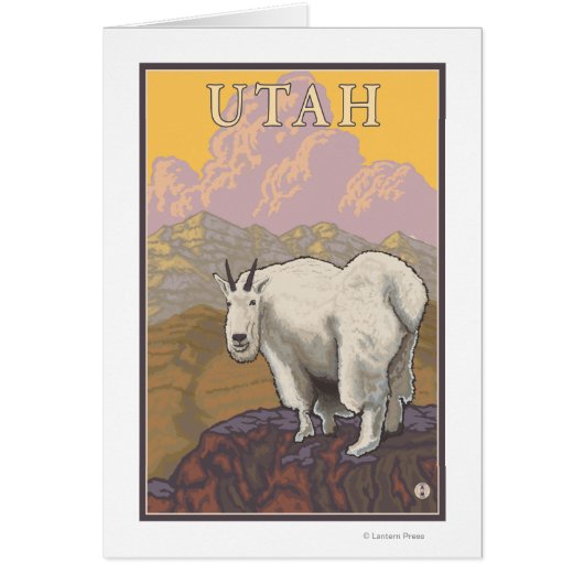 White Mountain GoatUtah Cards (Front)