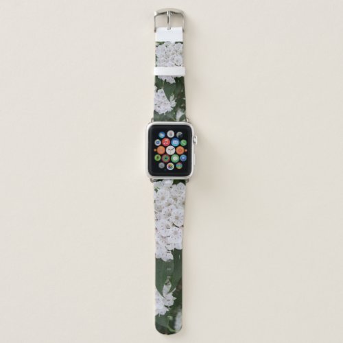 White Mountain Laurel Flowers Apple Watch Band