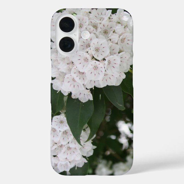 White Mountain Laurel Flowers Case-Mate iPhone Case (Back)