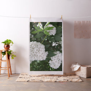 White Mountain Laurel Star Shaped Clusters Fabric