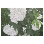 White Mountain Laurel Star Shaped Clusters Fabric