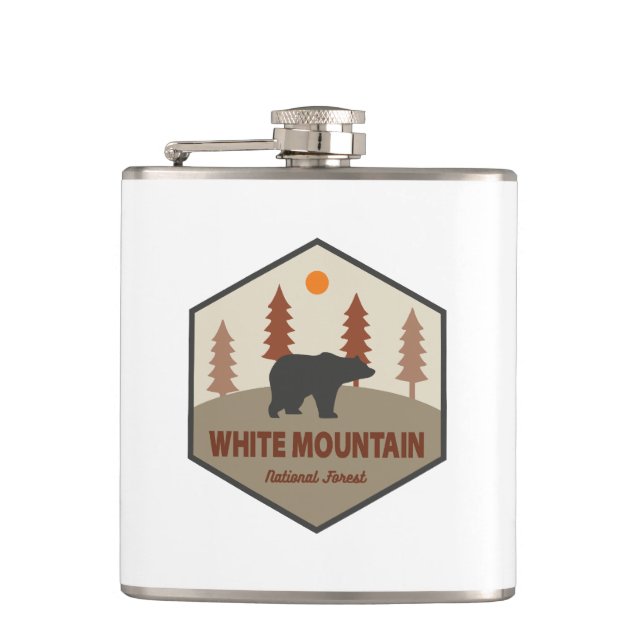 White Mountain National Forest Bear Flask (Front)