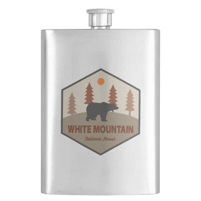 White Mountain National Forest Bear Flask (Front)