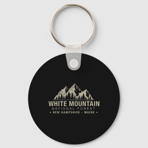 White Mountain National Forest New Hampshire Maine Keychain