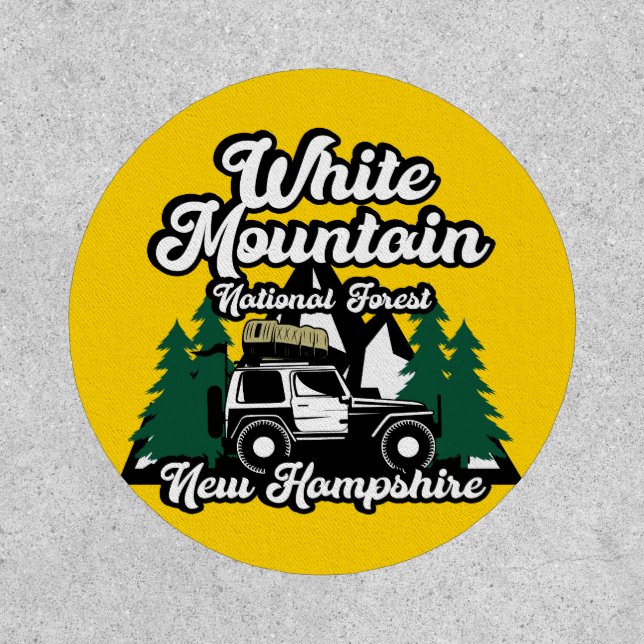 White Mountain National Forest New Hampshire Patch (Front)