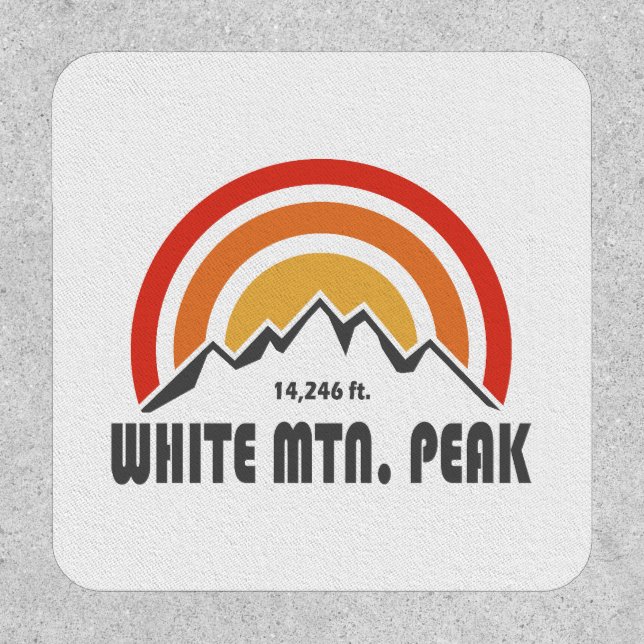 White Mountain Peak California Patch (Front)