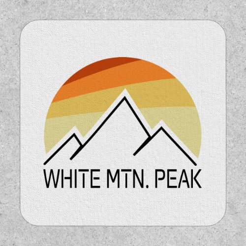 White Mountain Peak California Retro Patch