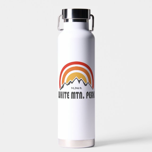 White Mountain Peak California Water Bottle (Front)