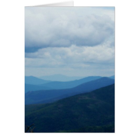White Mountains Greetying Card (Front)