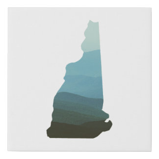 White Mountains in New Hampshire Faux Canvas Print