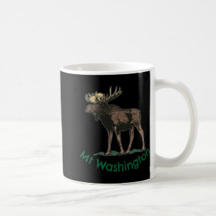 White Mountains Mt Washington New Hampshire Moose Coffee Mug