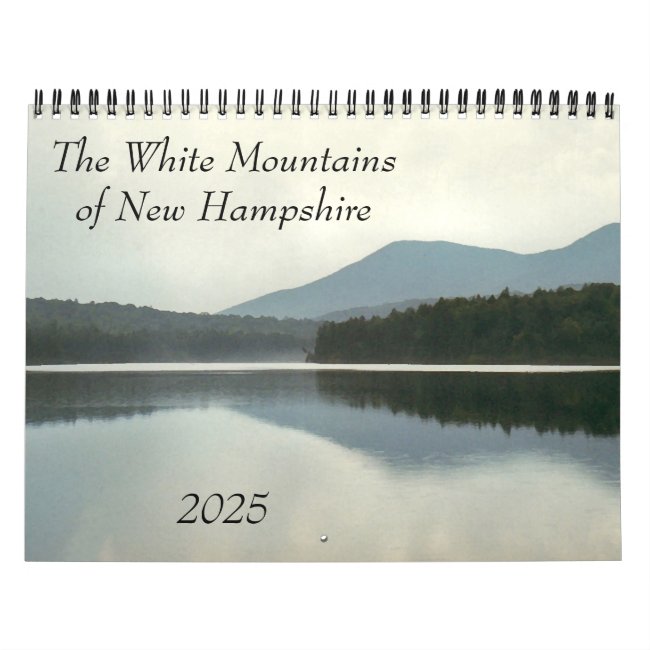 White Mountains New Hampshire 2025 Calendar