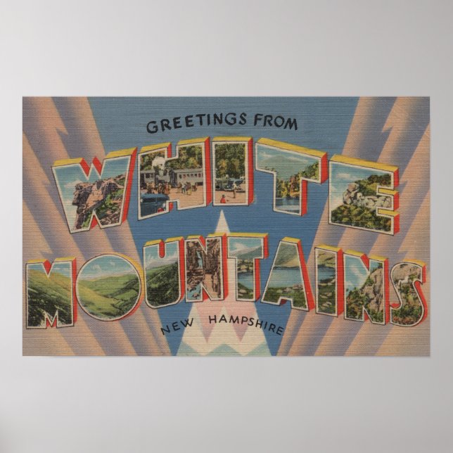 White Mountains, New Hampshire 2 Poster (Front)