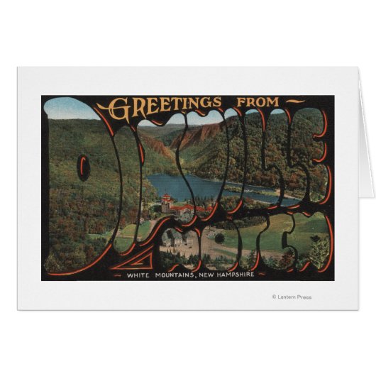 White Mountains, New Hampshire - Dixville (Front Horizontal)