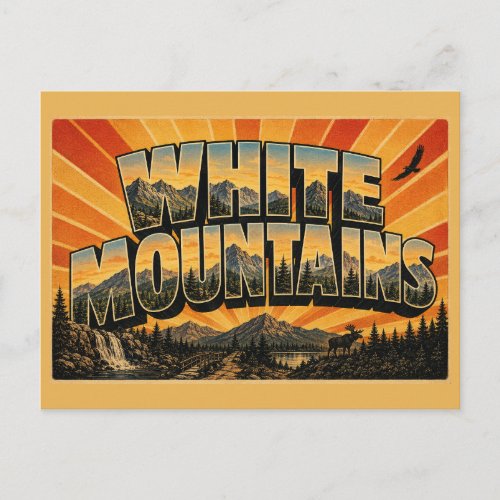 White Mountains New Hampshire Granite Peaks Tundra Postcard