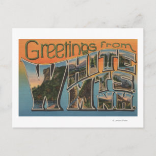 White Mountains, New Hampshire Postcard
