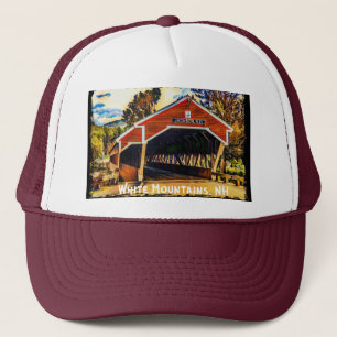 White Mountains, New Hampshire Trucker Hat