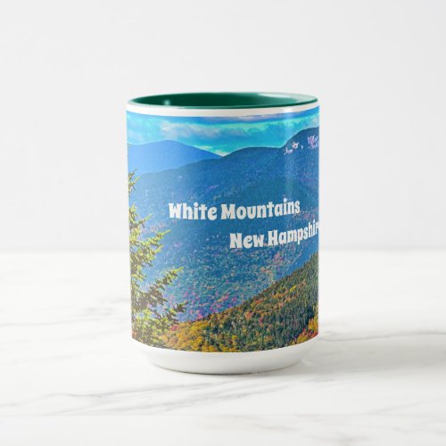 White Mountains NH Mug