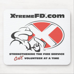 White Mouse Pad with Logo