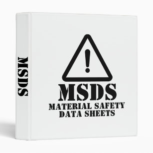 msds binder cover