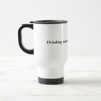 White mug with my motto