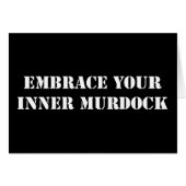 White Murdock Card (Front Horizontal)