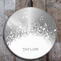 white music explosion design wireless charger