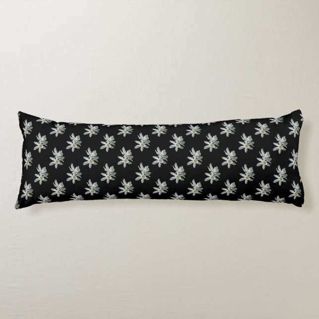 White Narcissus Body Pillow (Front)