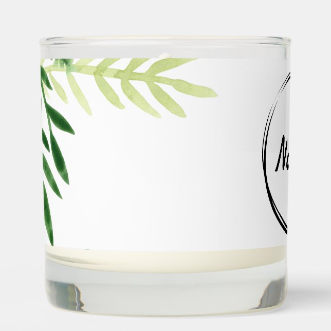 White Nature Candle (Front)