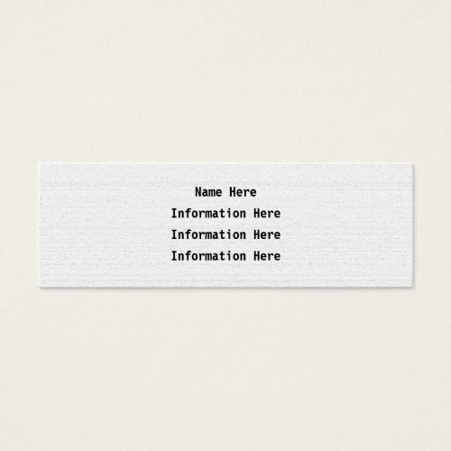 White Noise. Black and White Snowy Grain. Business Card Template