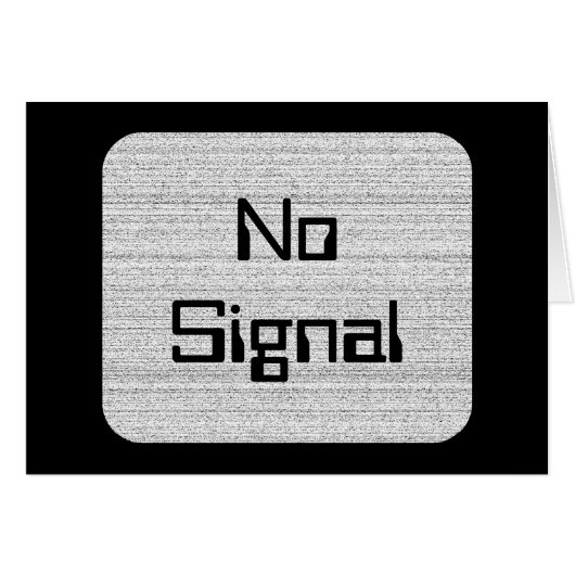 White Noise. Black and White Snowy Grain. (Front Horizontal)